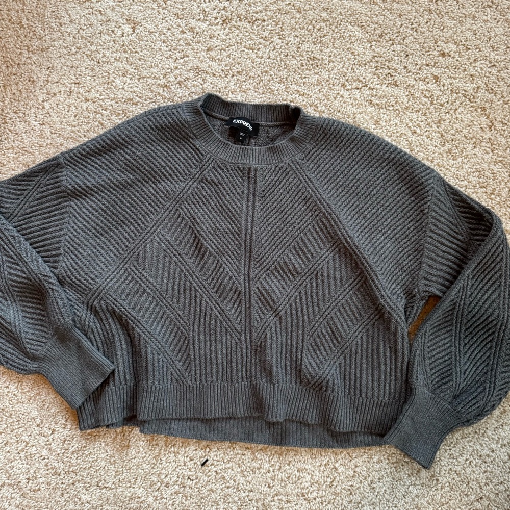 Express Gray Women's Sweater
